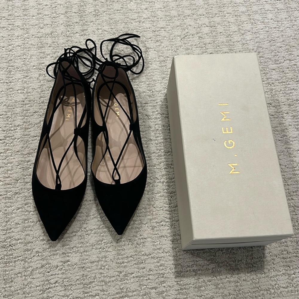 M. Gemi Brezza Suede flats